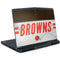 NFL Cleveland Browns White Striped Dell Alienware Skin