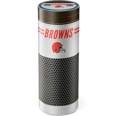 NFL Cleveland Browns White Striped Amazon Echo Skin
