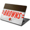 NFL Cleveland Browns White Striped Dell Chromebook Skin