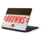 NFL Cleveland Browns White Striped Samsung Chromebook Skin