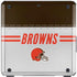 NFL Cleveland Browns White Striped Cooler Master MasterBox Q300L Mini Tower Skin