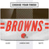 NFL Cleveland Browns White Striped Dell Vostro Skin
