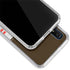 NFL Cleveland Browns White Striped Galaxy A10e Clear Case