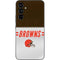 NFL Cleveland Browns White Striped Galaxy A54 5G Skin
