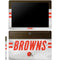 NFL Cleveland Browns White Striped Galaxy Book 12in Skin