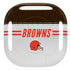 NFL Cleveland Browns White Striped Galaxy Buds Pro Skin
