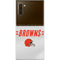 NFL Cleveland Browns White Striped Galaxy Note 10 Skin