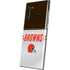 NFL Cleveland Browns White Striped Galaxy Note 10 Skin