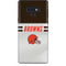 NFL Cleveland Browns White Striped Galaxy Note 9 Skin