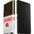 NFL Cleveland Browns White Striped Galaxy Note20 5G Pro Case