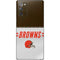 NFL Cleveland Browns White Striped Galaxy Note20 5G Skin