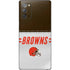 NFL Cleveland Browns White Striped Galaxy Note20 5G Skin