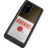 NFL Cleveland Browns White Striped Galaxy Note20 5G Waterproof Case