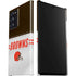 NFL Cleveland Browns White Striped Galaxy Note20 Ultra 5G Lite Case