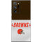 NFL Cleveland Browns White Striped Galaxy Note20 Ultra 5G Skin