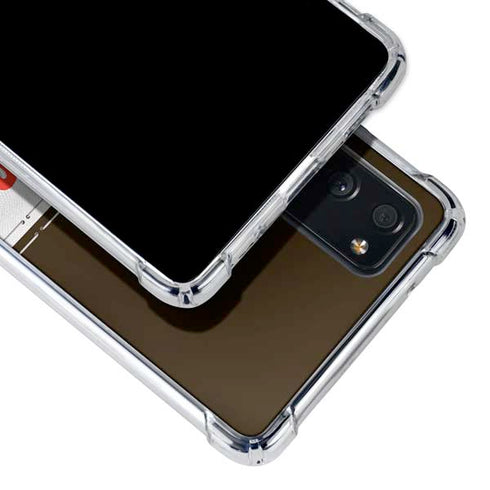NFL Cleveland Browns White Striped Galaxy S20 FE Clear Case
