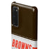 NFL Cleveland Browns White Striped Galaxy S20 Lite Case