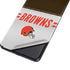 NFL Cleveland Browns White Striped Galaxy S21 Plus 5G Skin