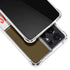 NFL Cleveland Browns White Striped Galaxy S21 Ultra 5G Clear Case