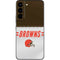 NFL Cleveland Browns White Striped Galaxy S22 Skin