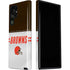 NFL Cleveland Browns White Striped Galaxy S22 Ultra Pro Case