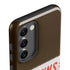 NFL Cleveland Browns White Striped Galaxy S23 Plus Pro Case