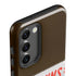 NFL Cleveland Browns White Striped Galaxy S23 Pro Case