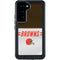 NFL Cleveland Browns White Striped Galaxy S23 Waterproof Case