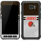 NFL Cleveland Browns White Striped Galaxy S7 Active Skin
