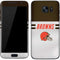 NFL Cleveland Browns White Striped Galaxy S7 Skin