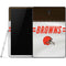 NFL Cleveland Browns White Striped Samsung Galaxy Tab Skin