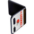 NFL Cleveland Browns White Striped Galaxy Z Flip Skin