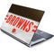 NFL Cleveland Browns White Striped Generic Laptop Skin