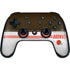 NFL Cleveland Browns White Striped Google Stadia Controller Skin