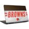 NFL Cleveland Browns White Striped Dell Inspiron Skin
