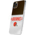 NFL Cleveland Browns White Striped iPhone 11 Pro Max Skin