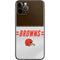 NFL Cleveland Browns White Striped iPhone 11 Pro Skin