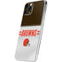 NFL Cleveland Browns White Striped iPhone 11 Pro Skin