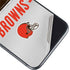 NFL Cleveland Browns White Striped iPhone 11 Skin