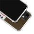 NFL Cleveland Browns White Striped iPhone 12 Mini Clear Case