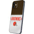 NFL Cleveland Browns White Striped iPhone 12 Mini Skin
