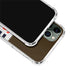 NFL Cleveland Browns White Striped iPhone 12 Pro Clear Case