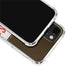 NFL Cleveland Browns White Striped iPhone 15 Plus Clear Case