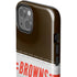 NFL Cleveland Browns White Striped iPhone 14 Impact Case