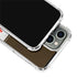 NFL Cleveland Browns White Striped iPhone 15 Pro Clear Case