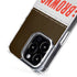 NFL Cleveland Browns White Striped iPhone 15 Pro MagSafe Case