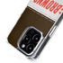 NFL Cleveland Browns White Striped iPhone 14 Pro Max MagSafe Case