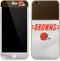NFL Cleveland Browns White Striped iPhone 6/6s Skin