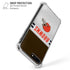 NFL Cleveland Browns White Striped iPhone 7/8 Plus Clear Case