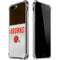 NFL Cleveland Browns White Striped iPhone 7/8 Plus Clear Case